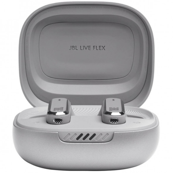 Беспроводные наушники JBL Live Flex, серебристый в Новороссийске
