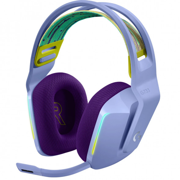 Игровая гарнитура Logitech G733 RGB Lightspeed Wireless, сиреневый в Новороссийске