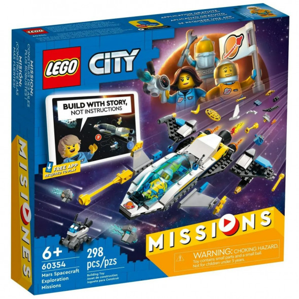 Конструктор LEGO City 60354 Космическая миссия для исследования Марса в Новороссийске