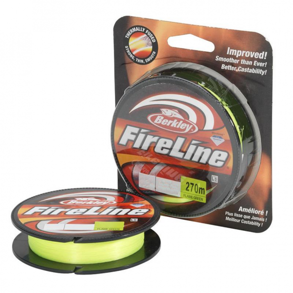 Леска Berkley FireLine 0,1mm 5,9kg 270m, Flame Green (зелёный неон) в Новороссийске