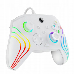 Геймпад проводной PDP для Xbox Afterglow Wave, White