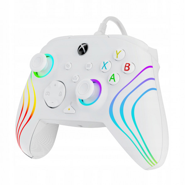 Геймпад проводной PDP для Xbox Afterglow Wave, White в Новороссийске