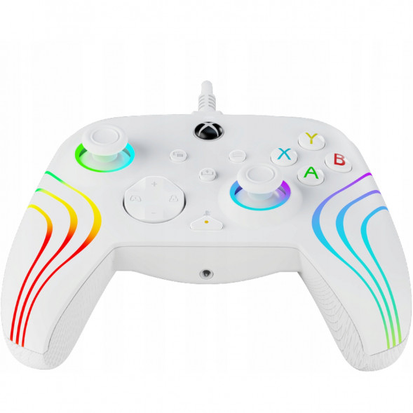 Геймпад проводной PDP для Xbox Afterglow Wave, White в Новороссийске