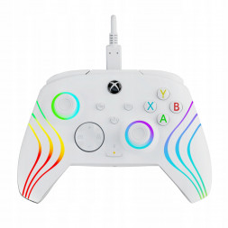 Геймпад проводной PDP для Xbox Afterglow Wave, White