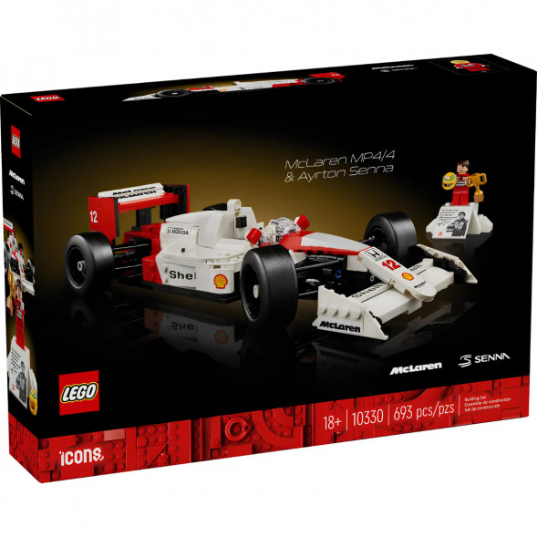 Конструктор LEGO Коллекционные наборы 10330 McLaren F1 MP4/4 и Айртон Сенна в Новороссийске