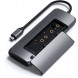 Док-станция Satechi USB-C Hybrid Multiport Adapter (with SSD Enclosure M.2 SATA, 2xUSB 3.1, USB Type-C, HDMI), Серый ST-UCHSEM в Новороссийске