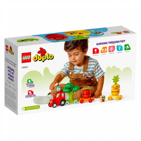 Конструктор LEGO DUPLO 10982 Трактор для перевозки овощей и фруктов в Новороссийске