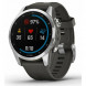 Умные часы Garmin Fenix 7s серебристый с графитовым силиконовым ремешком 010-02539-01 в Новороссийске