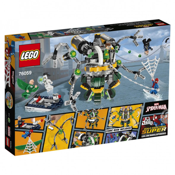 Конструктор LEGO Super Heroes 76059 Человек-паук: в ловушке Доктора Осьминога в Новороссийске