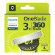Сменные лезвия Philips OneBlade 360 QP430/50, 3 штуки в Новороссийске