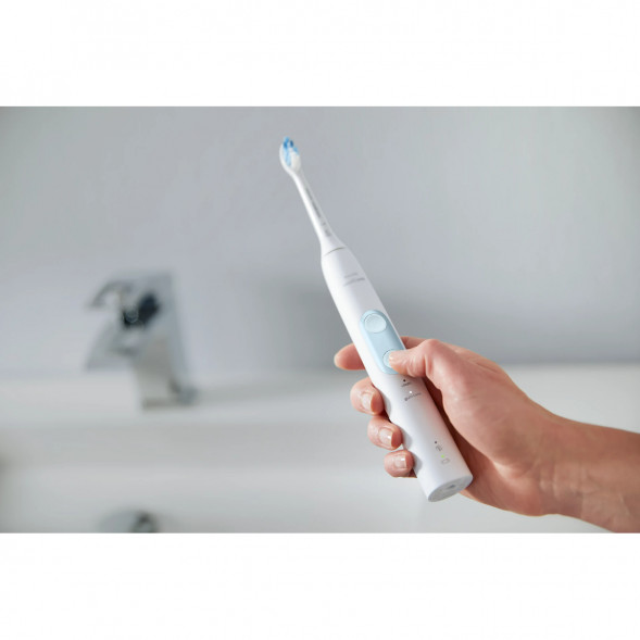 Электрическая звуковая зубная щетка Philips Sonicare ProtectiveClean 4500, White в Новороссийске