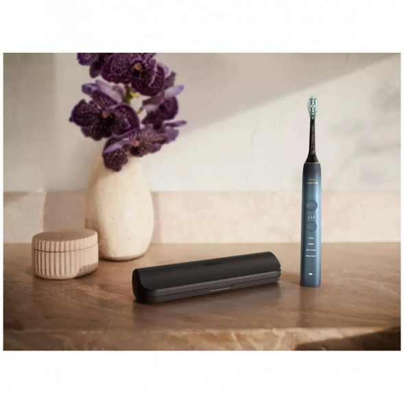 Электрическая звуковая зубная щетка Philips Sonicare DiamondClean 9000 HX9911/88, темно-синий в Новороссийске