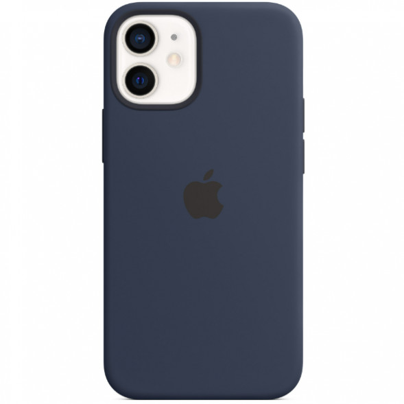 Силиконовый чехол MаgSafe для Apрle iPhone 12 mini, Deep Navy в Новороссийске