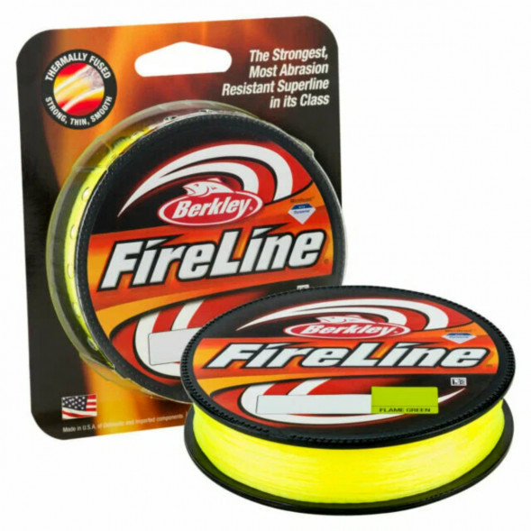 Леска Berkley FireLine 0,25mm 17,5kg 270m, Flame Green (желтый неон) в Новороссийске