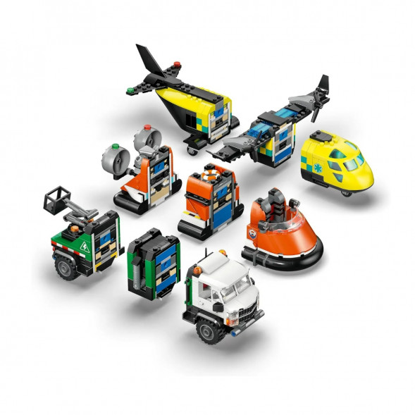 Конструктор LEGO City 60505 Самолет, сервисный грузовик и судно на воздушной подушке в Новороссийске