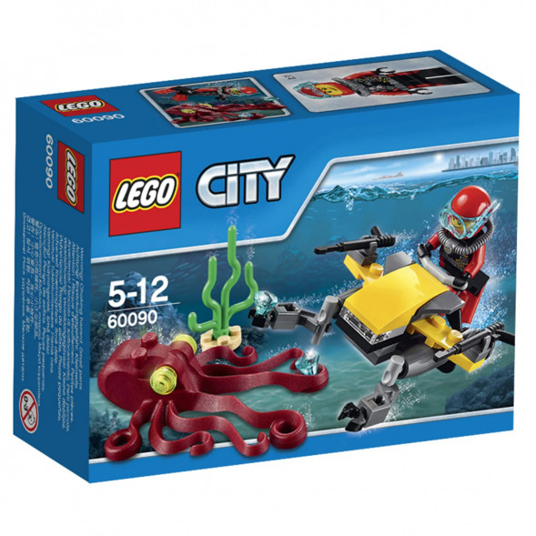 Конструктор LEGO City Deep Sea Explorers 60090 Глубоководный скутер в Новороссийске