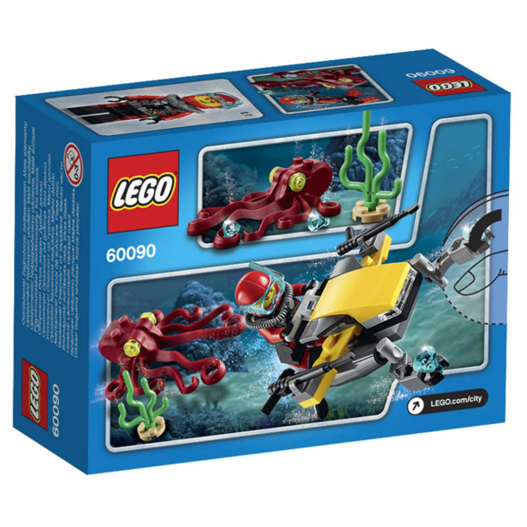 Конструктор LEGO City Deep Sea Explorers 60090 Глубоководный скутер в Новороссийске