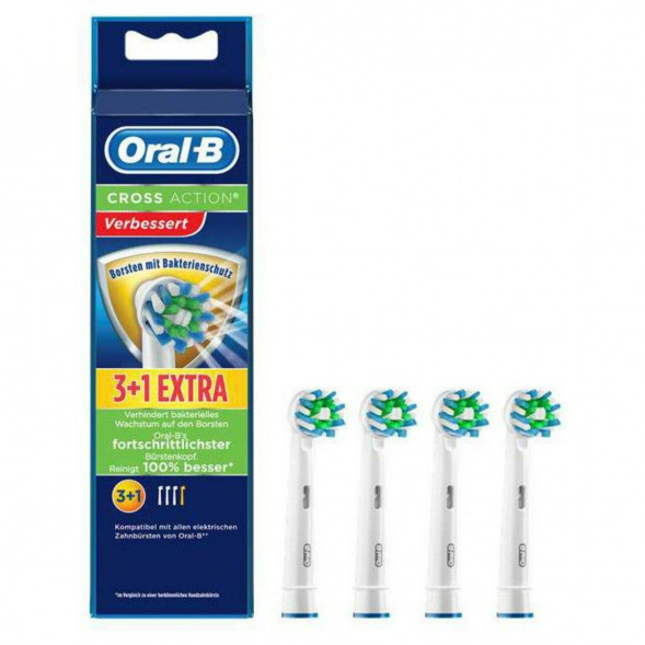 Насадки на зубные щетки Oral-B Cross Action (3+1 Extra), 4 шт. в Новороссийске