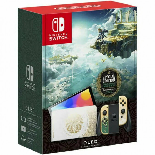 Игровая приставка Nintendo Switch OLED 64 ГБ, без игр, The Legend of Zelda: Tears of the Kingdom в Новороссийске