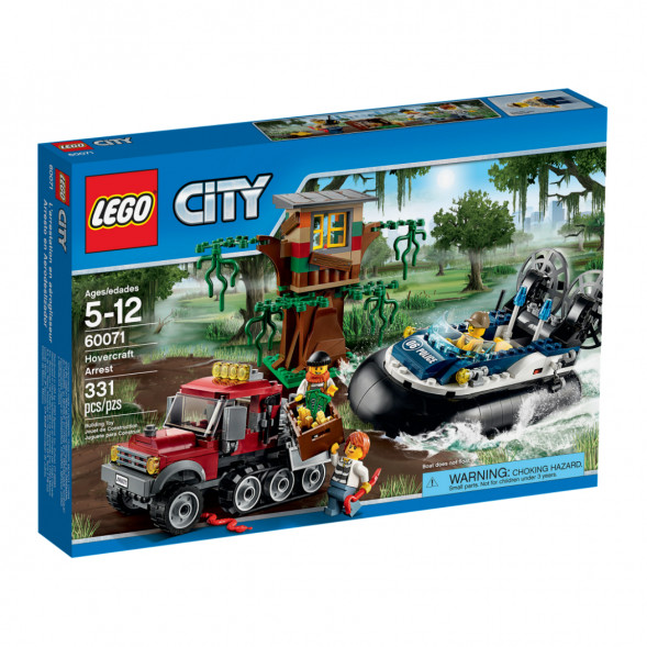 Конструктор LEGO City 60071 Полицейский корабль на воздушной подушке в Новороссийске