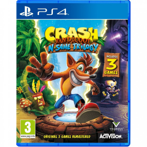 Игра Crash Bandicoot N-Sane Trilogy для PlayStation 4 в Новороссийске