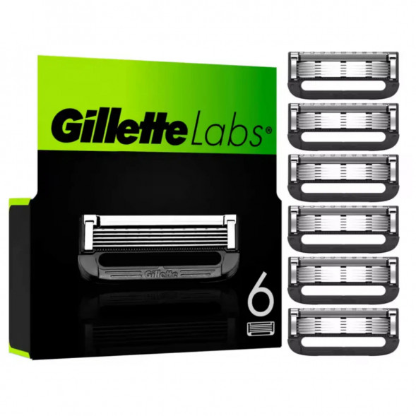 Лезвия для бритвы Gillette Labs, 6 шт. в Новороссийске