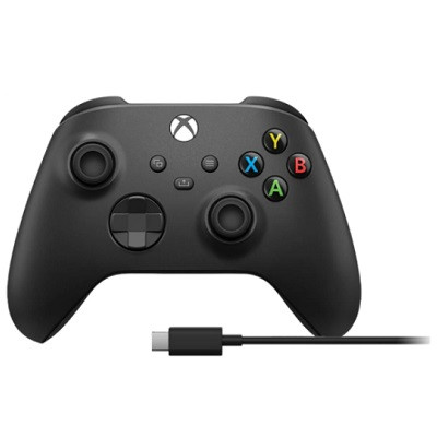 Геймпад Microsoft Xbox Series + USB-C кабель, Carbon Black в Новороссийске