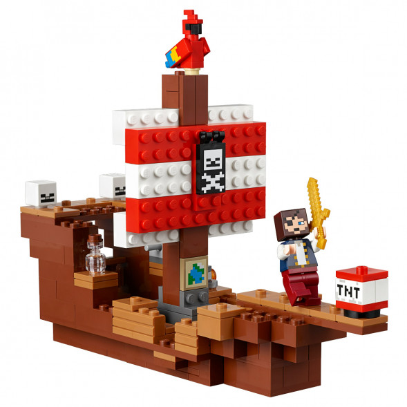 Конструктор LEGO Minecraft 21152 Приключения на пиратском корабле в Новороссийске
