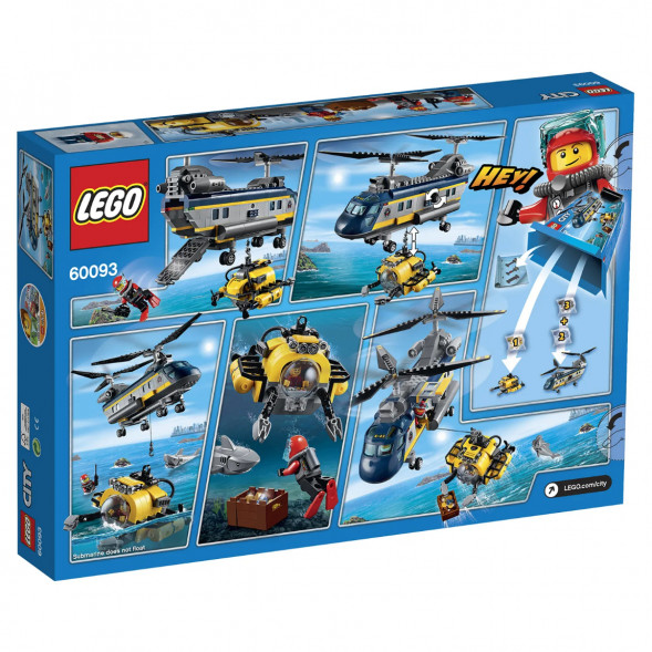 Конструктор LEGO City Deep Sea Explorers 60093 Вертолет исследователей моря в Новороссийске