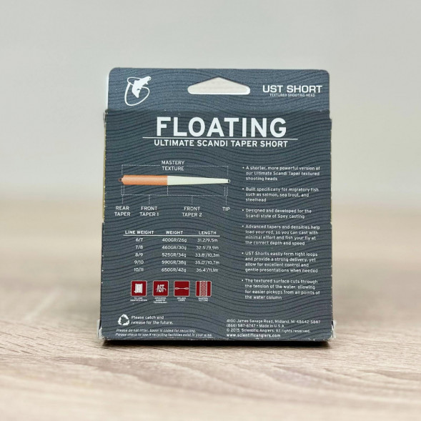 Рыболовная леска Scientific Anglers UST Short St-8/9-f Floating 124997 в Новороссийске