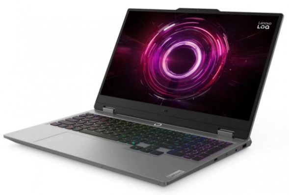 Ноутбук Lenovo LOQ 15AHP10(83JG007PUS) (15.6 &amp;quot;, Ryzen 7, 16 Гб RAM, 512 Гб SSD, GeForce RTX 5060, Серый) в Новороссийске