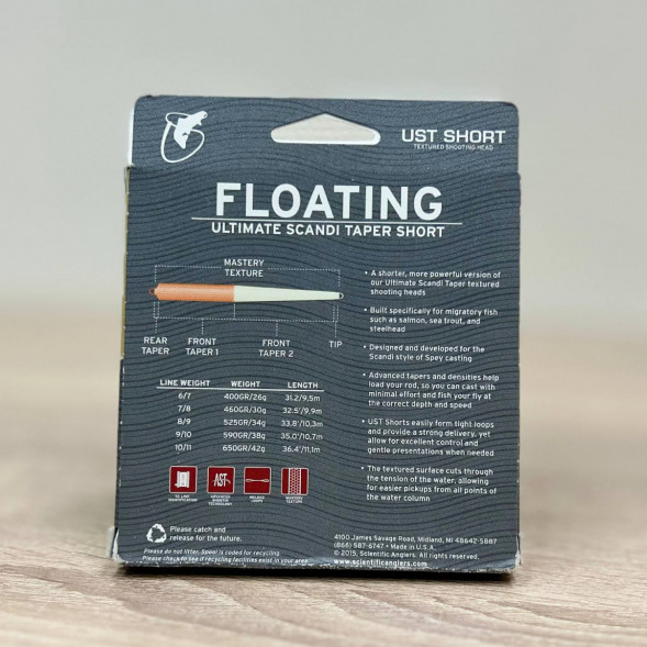 Рыболовная леска Scientific Anglers UST Short St-9/10-f Floating 125000 в Новороссийске