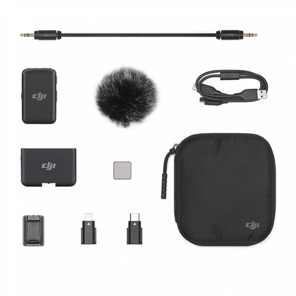 Комплект беспроводных микрофонов DJI MIC (1TX + 1RX), черный в Новороссийске