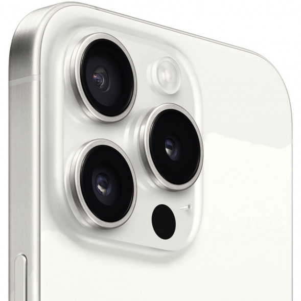 Смартфон Apple iPhone 15 Pro Max 256 ГБ, Dual: nano SIM + eSIM, белый титан в Новороссийске