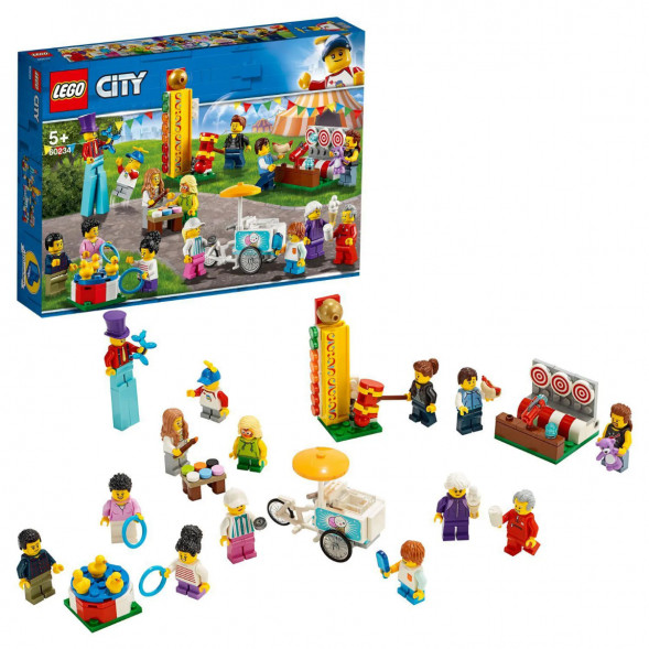 Конструктор LEGO City Town 60234 Комплект минифигурок Весёлая ярмарка в Новороссийске