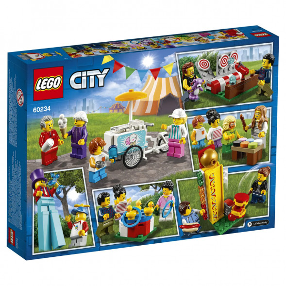 Конструктор LEGO City Town 60234 Комплект минифигурок Весёлая ярмарка в Новороссийске
