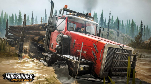 Игра Spintires: MudRunner American Wilds [Nintendo Switch, русские субтитры] в Новороссийске