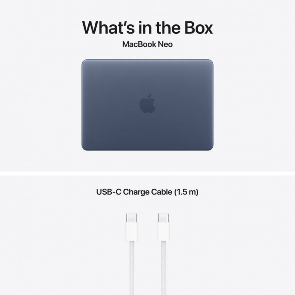 Ноутбук Apple MacBook Neo MHFG4 (A18 Pro 5-Core GPU, 8/512GB), Синий/Indigo в Новороссийске