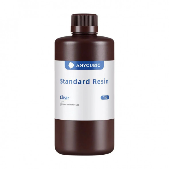Фотополимерная смола Anycubic Standard Resin для 3D принтера Прозрачная (Clear), 1 кг в Новороссийске
