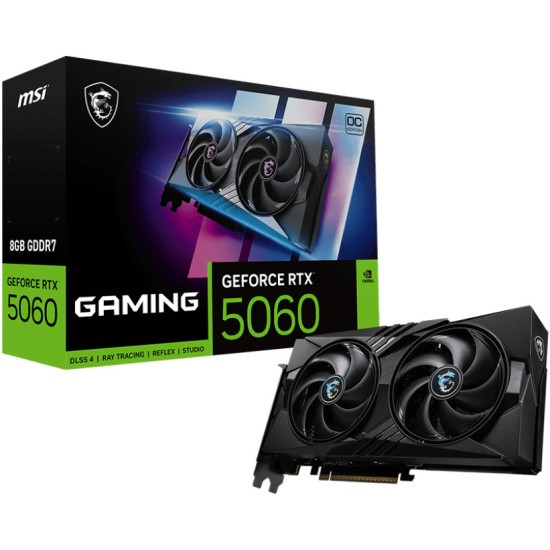 Видеокарта MSI RTX 5060 8 ГБ RTL (RTX 5060 8G GAMING OC) в Новороссийске