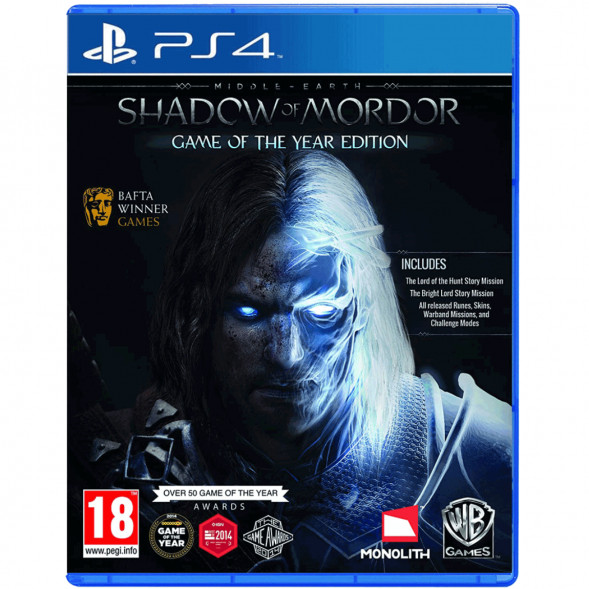 Игра Middle Earth: Shadow Of Mordor. Game of the Year Edition [PS4, русские субтитры] в Новороссийске