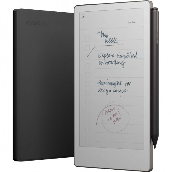 Графический планшет reMarkable Paper Pro Move + Стилус MarkerPlus + Чехол BookFolio Premium Leather, Black в Новороссийске