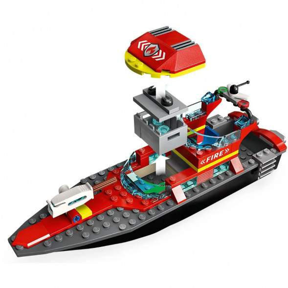 Конструктор LEGO City 60373 &amp;quot;Пожарно-спасательная лодка&amp;quot;, 144 деталей в Новороссийске