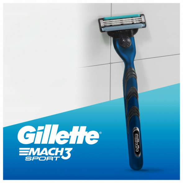 Лезвия для бритвы Gillette Mach3 Sport, 15 шт. в Новороссийске