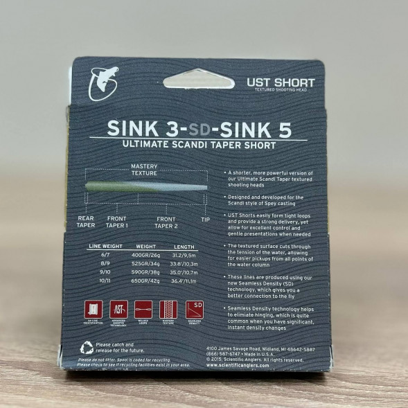 Рыболовная леска Scientific Anglers UST Short St-9/10-S3/S5 Sink 3-CD-Sink 5 125420 в Новороссийске