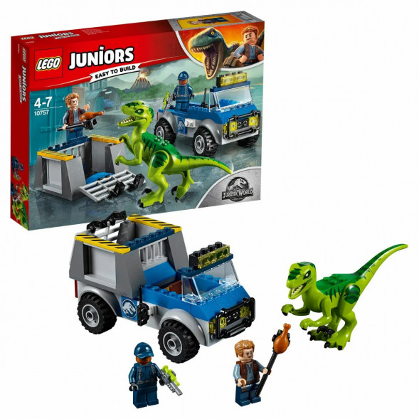 Конструктор LEGO Juniors 10757 Грузовик спасателей для перевозки раптора в Новороссийске